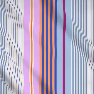 Meterware Streifen Multicolor