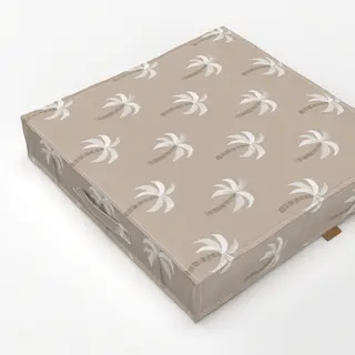 Bodenkissen Palmen beige