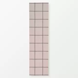 Tischläufer Minimal Karo Schwarz Beige