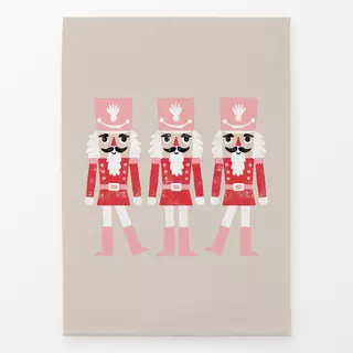 Geschirrtücher Nussknacker rot rosa
