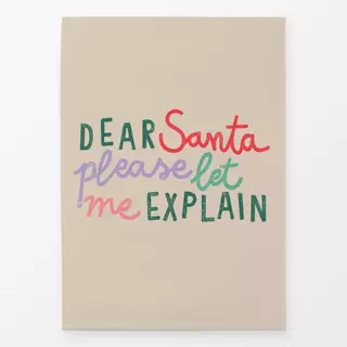 Geschirrtücher Dear Santa bunt