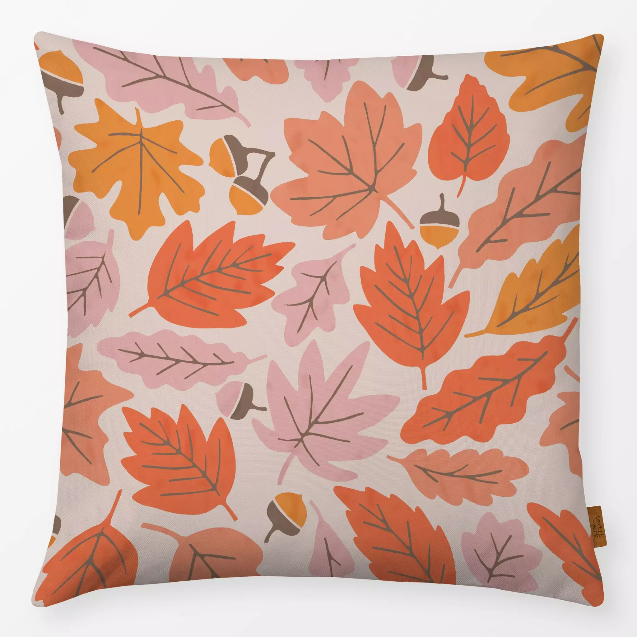 Kissen Kissen Herbstblätter Bunt