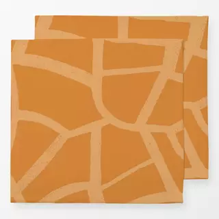 Servietten Abstract Shapes Orange