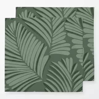 Servietten Palms green
