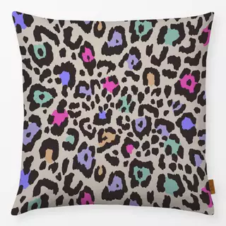 Kissen Leopard Muster bunt