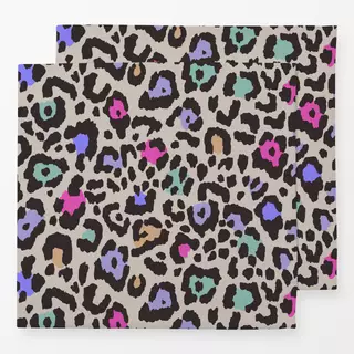Servietten Leopard Muster bunt