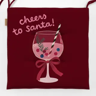 Sitzkissen Drink Santa