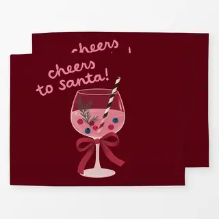 Tischset Drink Santa