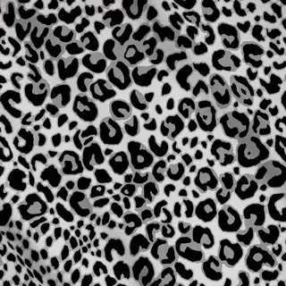 Meterware Leopard Schnee