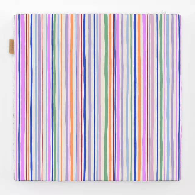Sitzkissen Streifen Multicolor bunt von Studio Kesse