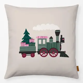 Kissen Lokomotive Winter