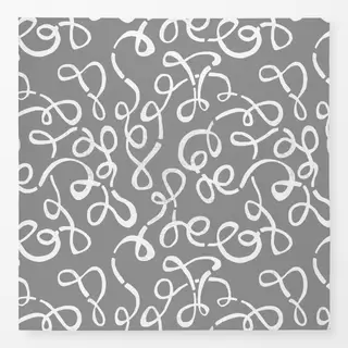 Tischdecke Abstract Bows grau