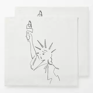 Servietten Freiheitsstatue NY Butiksofie