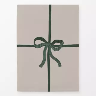 Geschirrtücher Weihnachten Schleife grün