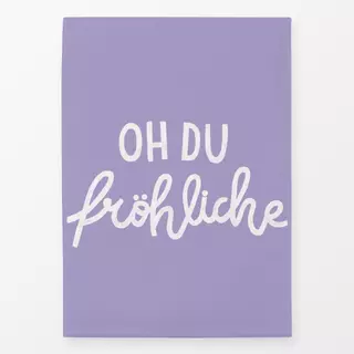 Geschirrtücher Oh du Fröhliche Lila
