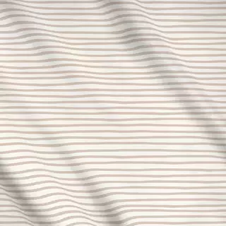 Meterware Schmale Linien Streifen beige