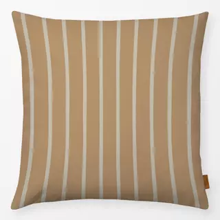 Kissen Schmale Streifen Beige von Studio Kesse