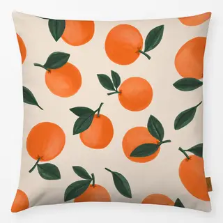 Kissen Orangenmuster