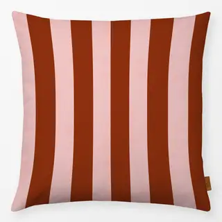 Kissen Bold Lines rust rosé