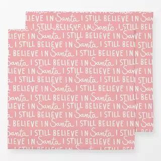 Servietten I Still Believe in Santa rosa