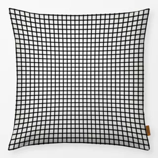 Kissen Small Checks Black