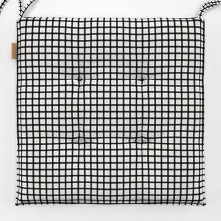 Sitzkissen Small Checks Black