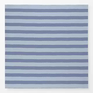 Tischdecke Wellen Streifen blau hellblau