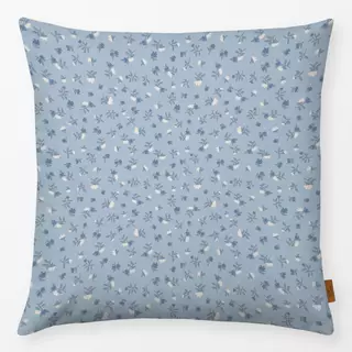 Kissen Streublumen Blau