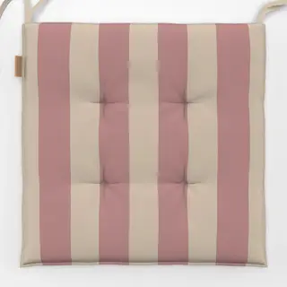 Sitzkissen Streifen rosa beige