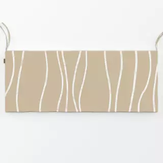 Bankauflage Lines beige light sand
