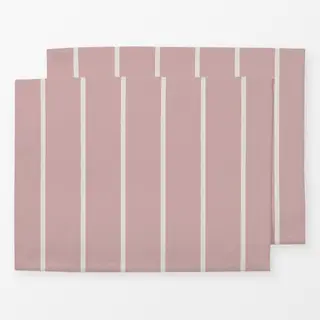 Tischset Streifen rosa