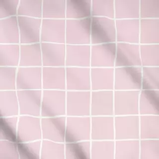 Meterware Karo rosa