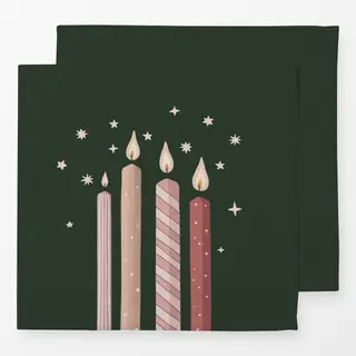 Servietten Kerzen Advent