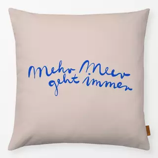 Kissen Mehr Meer Beige Blau