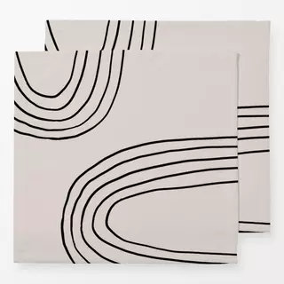 Servietten Lines and Circles