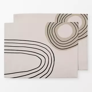 Tischset Lines and Circles