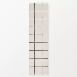 Tischläufer Karo Linien schwarz