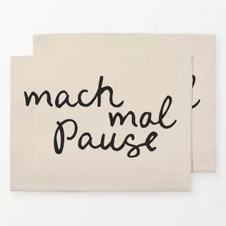 Tischset Mach mal Pause