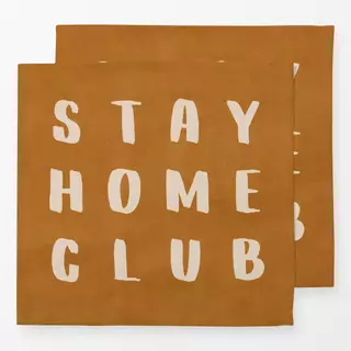 Servietten Stay Home Club