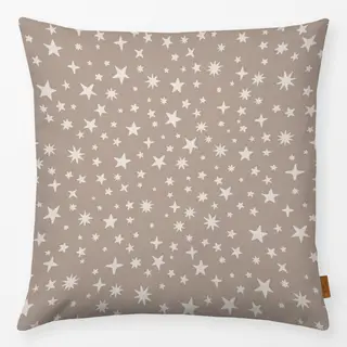 Kissen Sterne beige