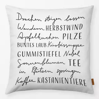 Kissen Herbst To-Do