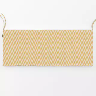 Bankauflage Zigzag Ikat Yellow
