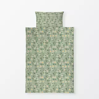 Bettwäsche Wild Flowers White Green