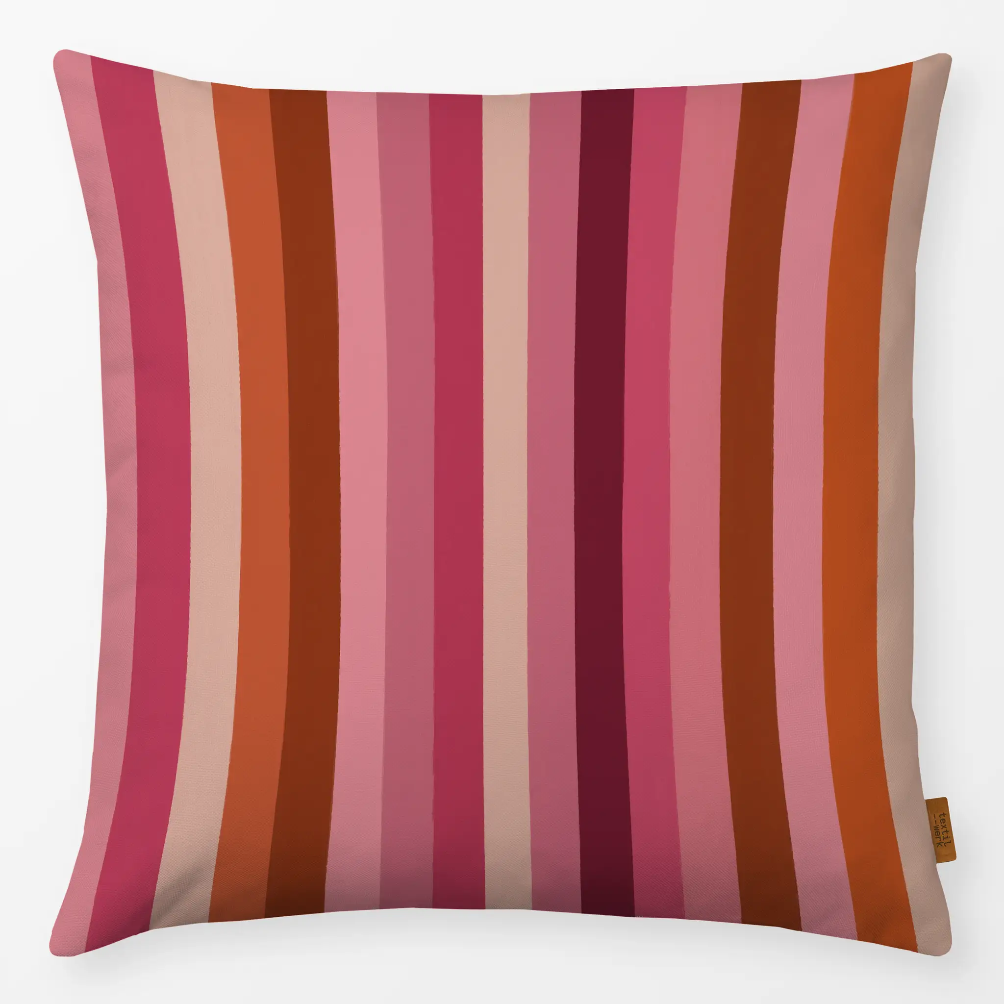 Kissen Kissen Multi Streifen Rosa