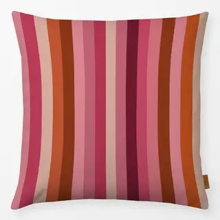 Kissen Multi Streifen Rosa