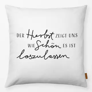 Kissen Herbst Loslassen