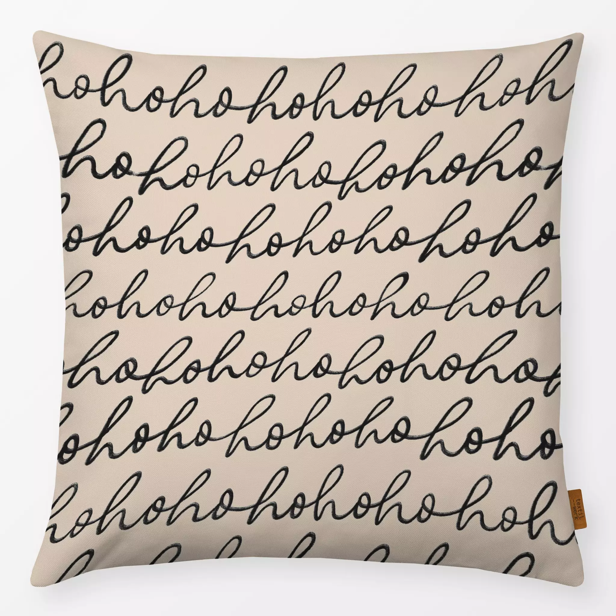 Kissen Kissen Hohoho beige