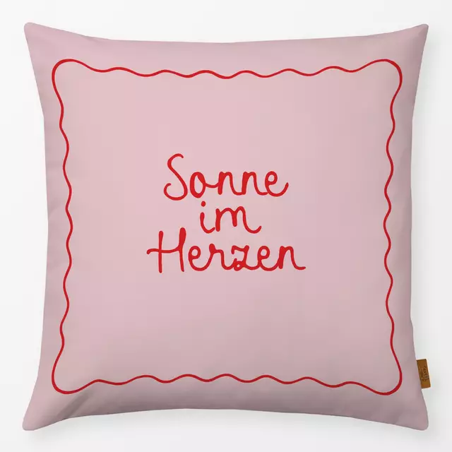 Kissen Sonne im Herzen von Studio Kesse