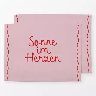 Tischset Sonne im Herzen