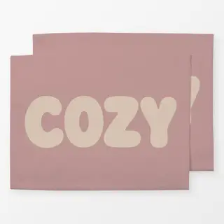 Tischset COZY rosa